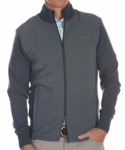 Stitch Golf Enzo Hybrid Tech Jacket -Apparel Sales Store 2019 march enzo navy front 4b0d84cc 99e1 453d 8f1a 1094889c71f3