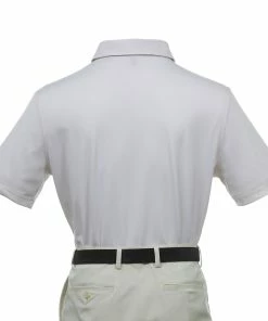 Stitch Golf Solid Pique -Apparel Sales Store 2020 July solid white image3