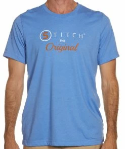 Stitch Golf Stitch The Original T-Shirt -Apparel Sales Store 2021 tshirts stitchtheoriginal heathercolumbiablue image1