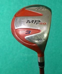Lady Mizuno MP F-50 Fairway 15° 3 Wood Factory Exsar 50 Graphite Ladies