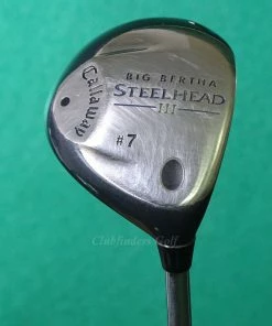 Callaway Big Bertha Steelhead III Fairway 7 Wood Factory Steel Uniflex W/ HC