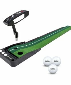 Golfoy Basics Indoor Putting Set (Putting Mat, Putter, 3 Balls)