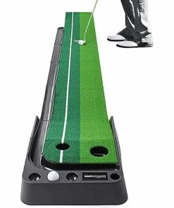Golfoy Basics Indoor Putting Set (Putting Mat, Putter, 3 Balls) -Apparel Sales Store putting mat 8 1