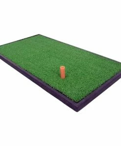 Golfoy Basics Single Surface 12" X 24" Practice Mat (Rubber Base)