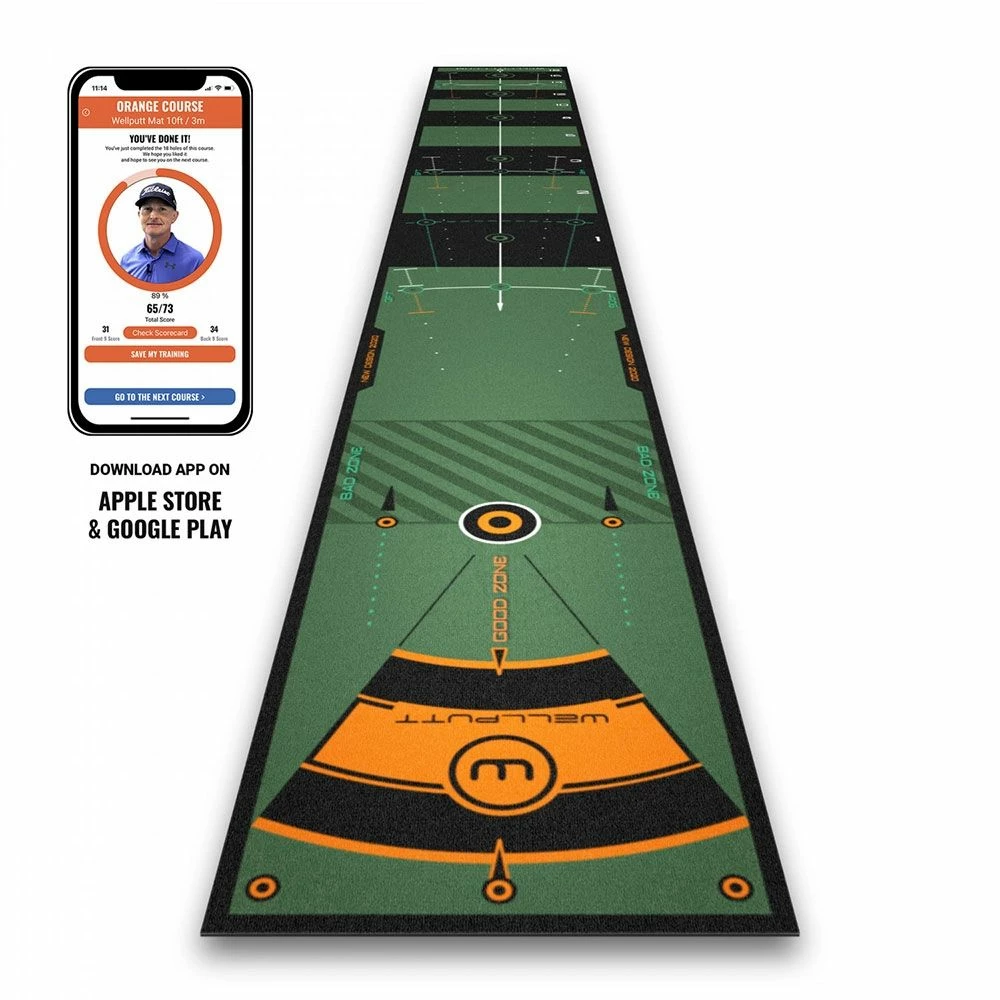 WELLPUTT Advanced Green Putting Mat 13ft / 4m 3 WELLPUTT Advanced Green Putting Mat 13ft / 4m