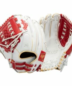 New Rawlings Liberty Advanced Limited 2.0 12.5" RHT Fastpitch Softball Glove Gry/Rd