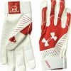 New Other Under Armour Women's Small Motive Softball Batting Gloves Red/White -Apparel Sales Store 190510653633