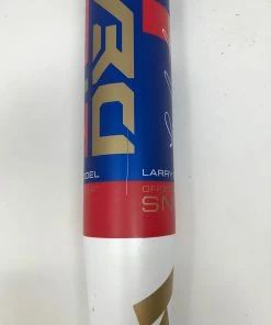 LOUISVILLE SLUGGER Used DeMarini SSUSA 34/27 Larry Carter Signature 16 Slow Pitch Bat Blue/Red/Whit -Apparel Sales Store 2019 07 20 2009.26.41