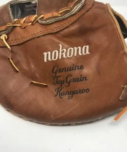 New Nokona Buckaroo Series: SBM100K 14 Inch Softball First Base Mitt Brown