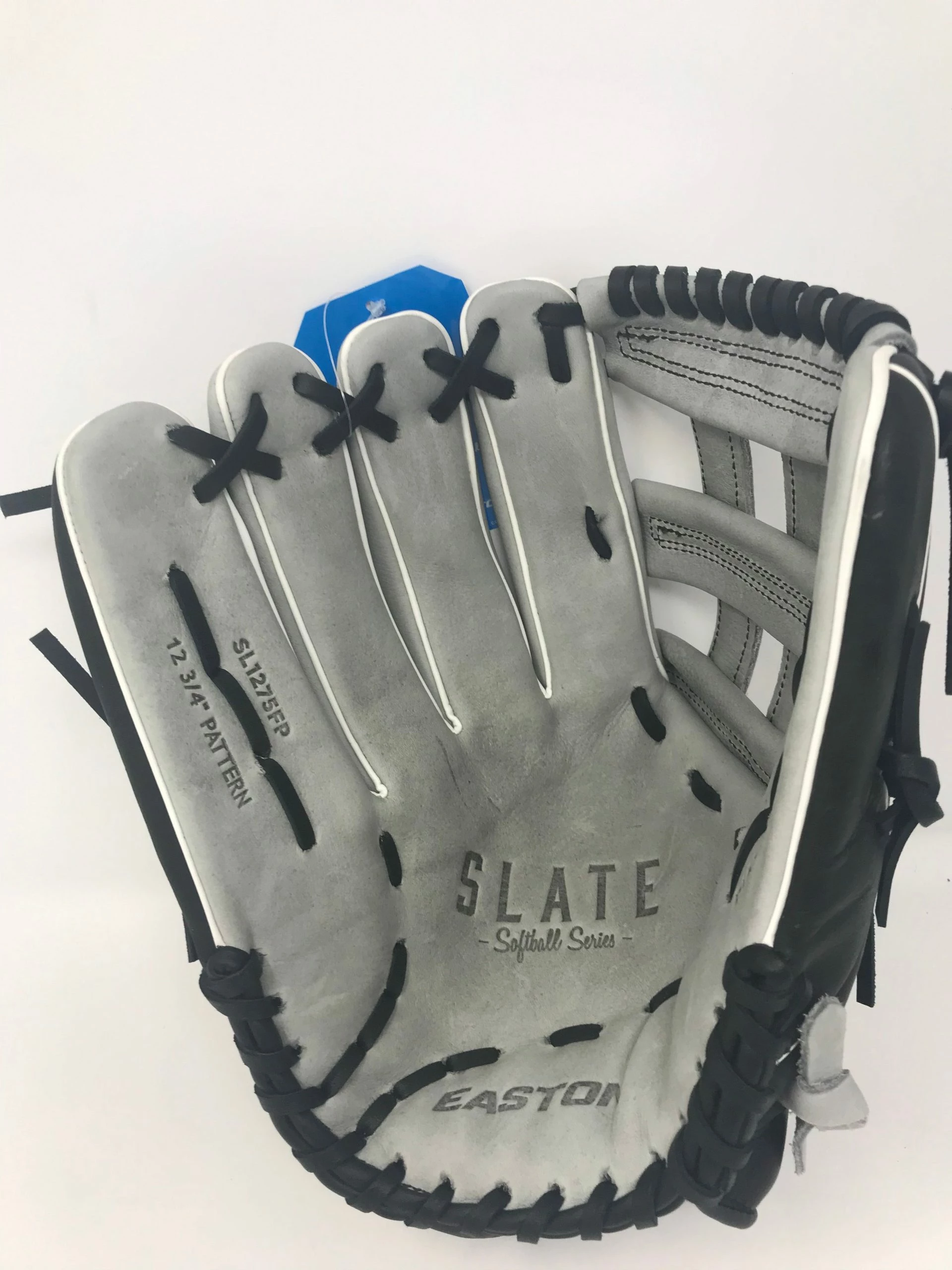 New Easton Slate Softball Series SL1275FP LHT 12.75" Fastpitch Glove Slate/Black 3 New Easton Slate Softball Series SL1275FP LHT 12.75" Fastpitch Glove Slate/Black