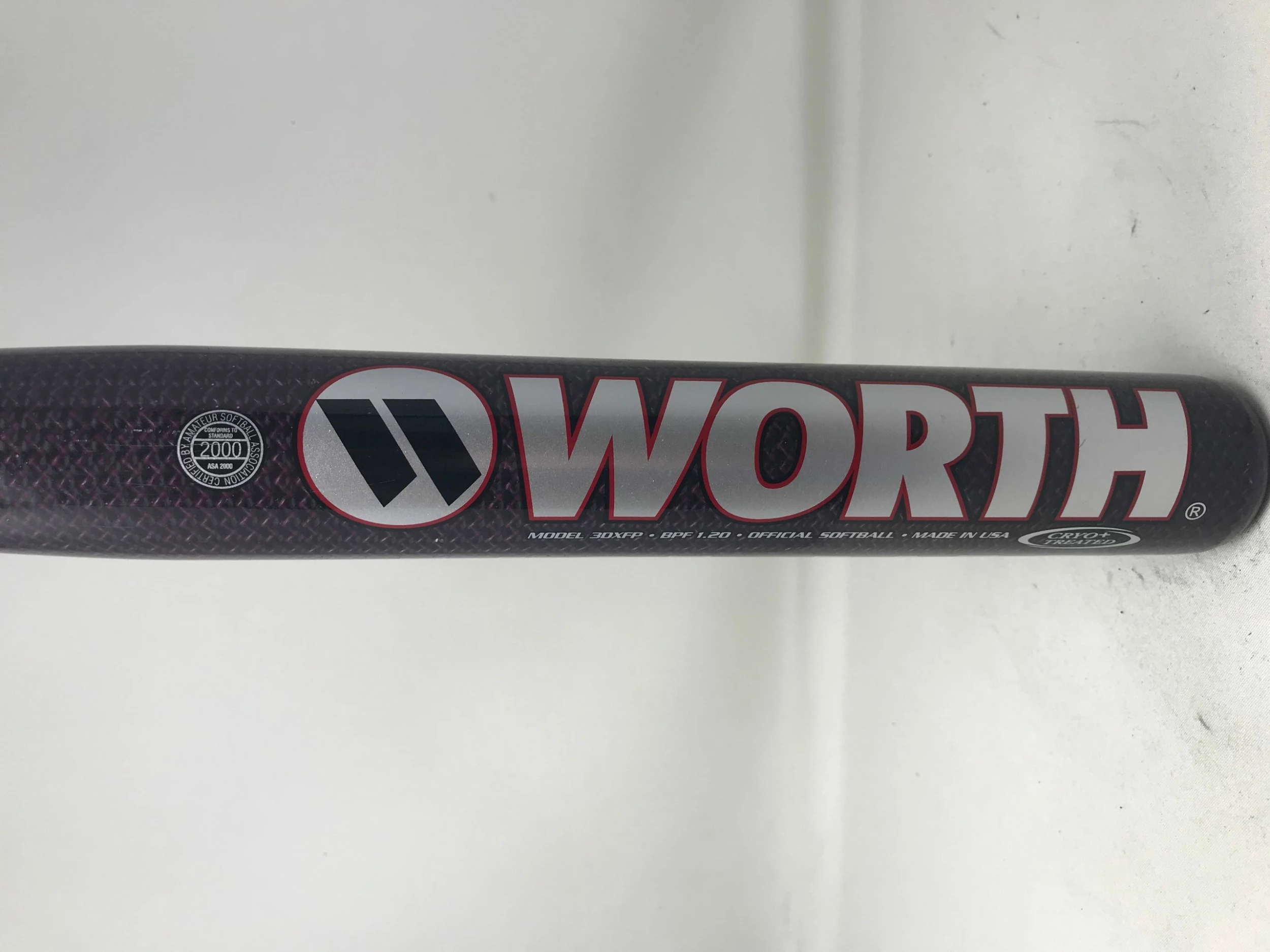 Used Worth 3DX 32/22Fastpitch Softball Bat Blk/Red -10 RARE 4 Used Worth 3DX 32/22Fastpitch Softball Bat Blk/Red -10 RARE - Image 2