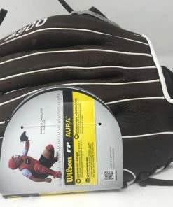 New Wilson Aura Fastpitch Softball Glove Series RHT 12 Inch Gray/Brown