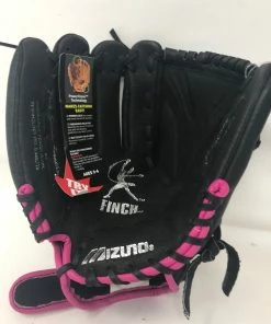 New Mizuno GPP1105F1 Finch Prospect LHT Glove Youth Softball 11" Black/Pink