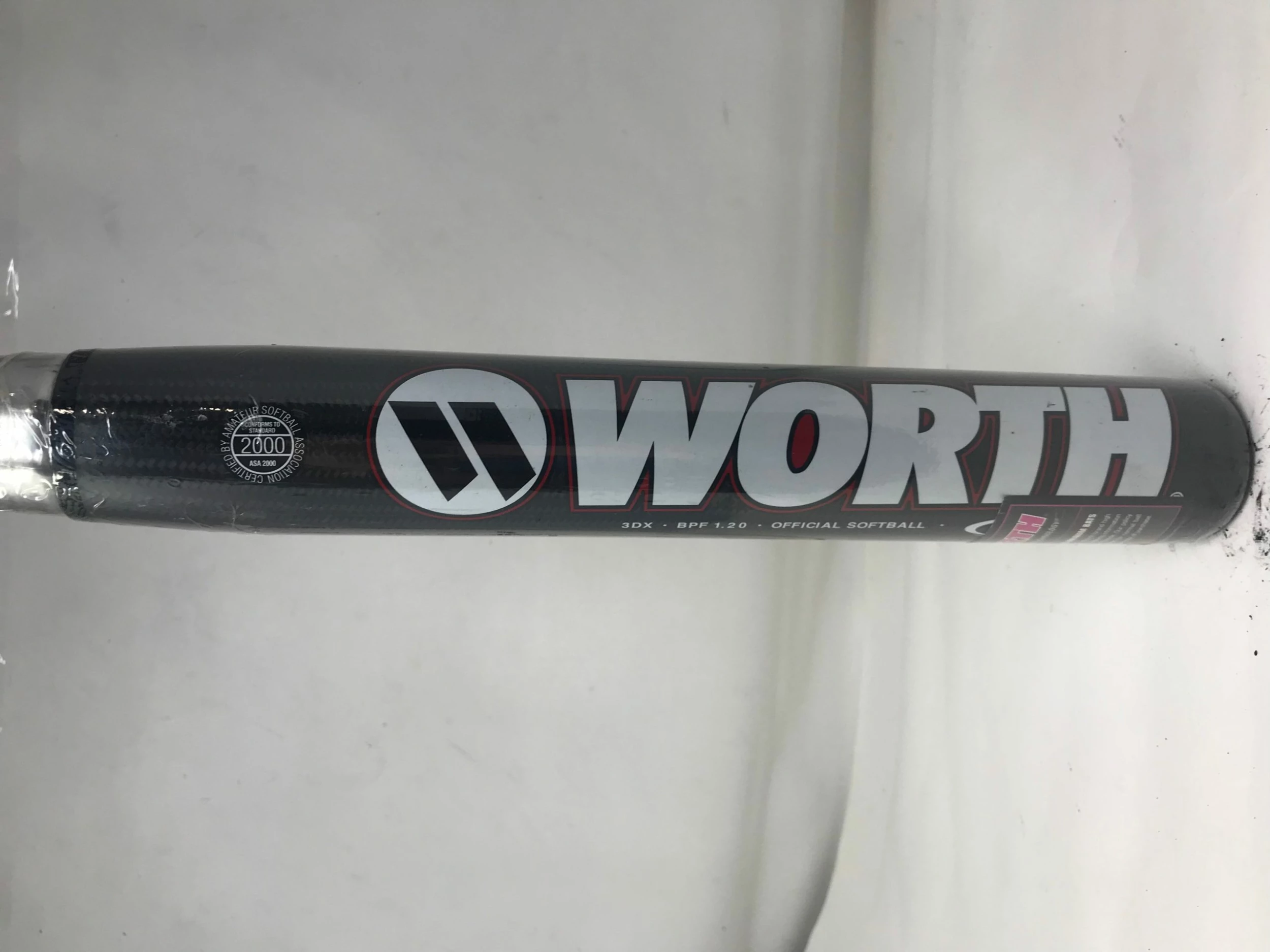 New, Worth 3DX 34/28 Slowpitch Softball Bat Black 4 New, Worth 3DX 34/28 Slowpitch Softball Bat Black - Image 2