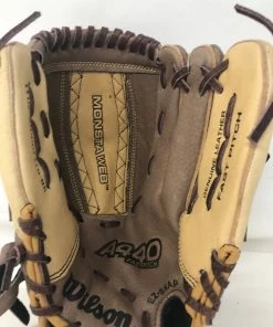 New, Wilson A440 Series 11.5" A0440-115-BR Yth Fastpitch Softball Glove Brown