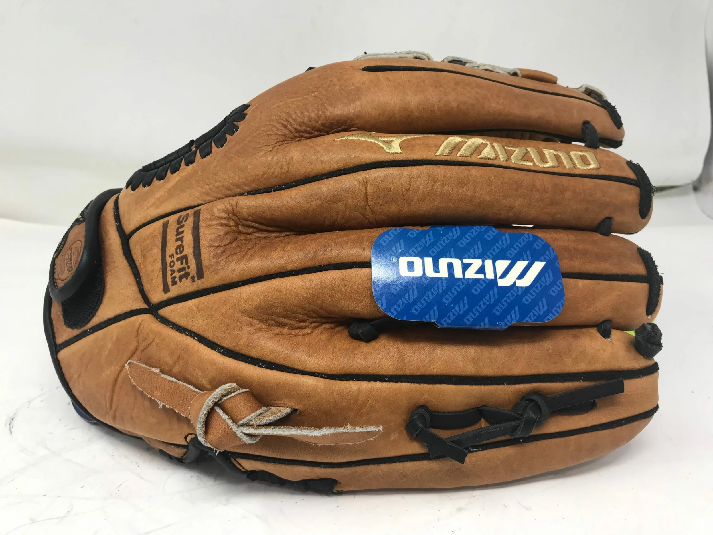 New Mizuno GFN 1207 12" Fastpitch Softball LHT Tan/Brown Glove 5 New Mizuno GFN 1207 12" Fastpitch Softball LHT Tan/Brown Glove - Image 3