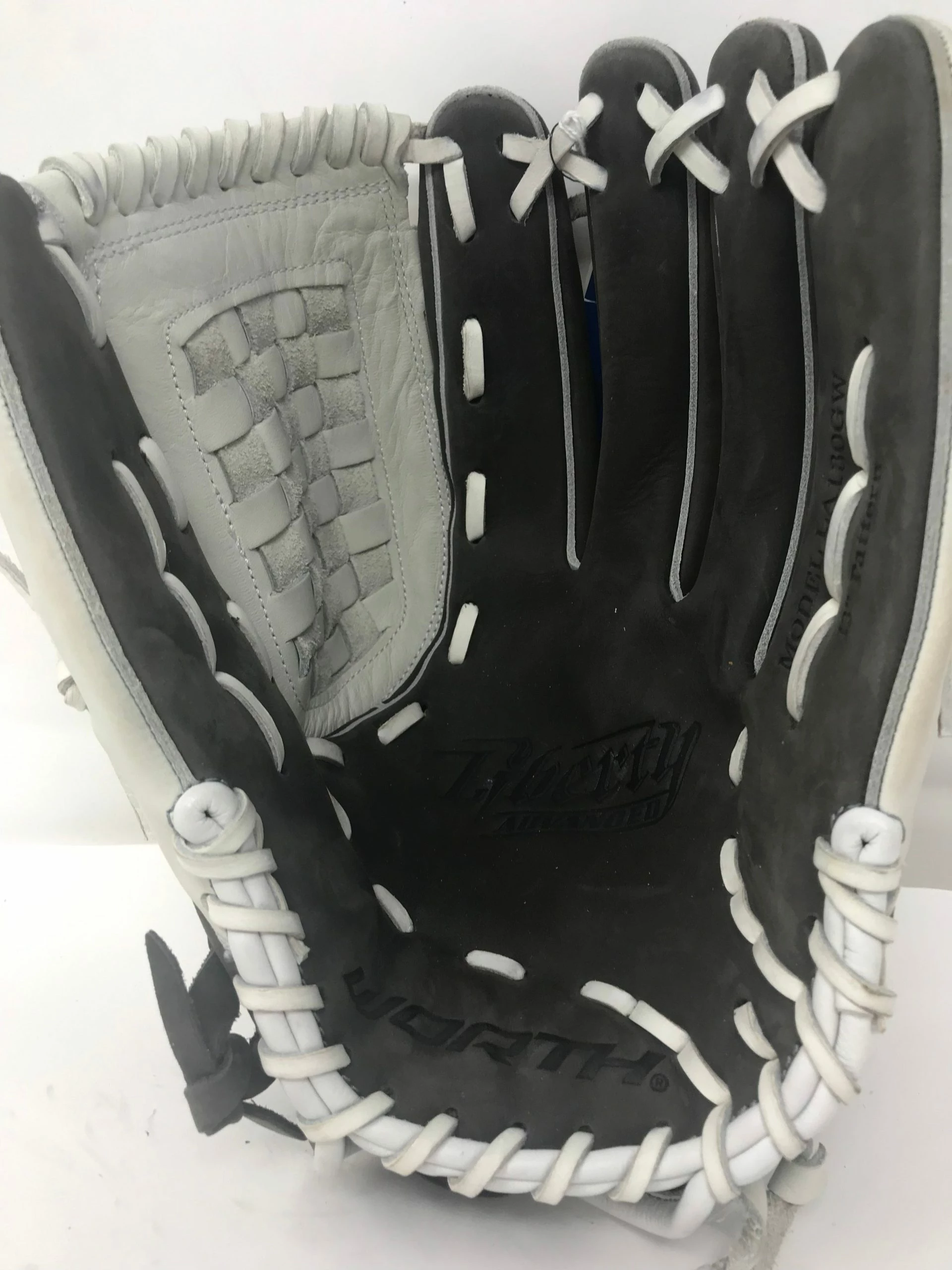 New Worth Liberty Advanced Softball Glove RHT 13 Inch Gray/White 3 New Worth Liberty Advanced Softball Glove RHT 13 Inch Gray/White