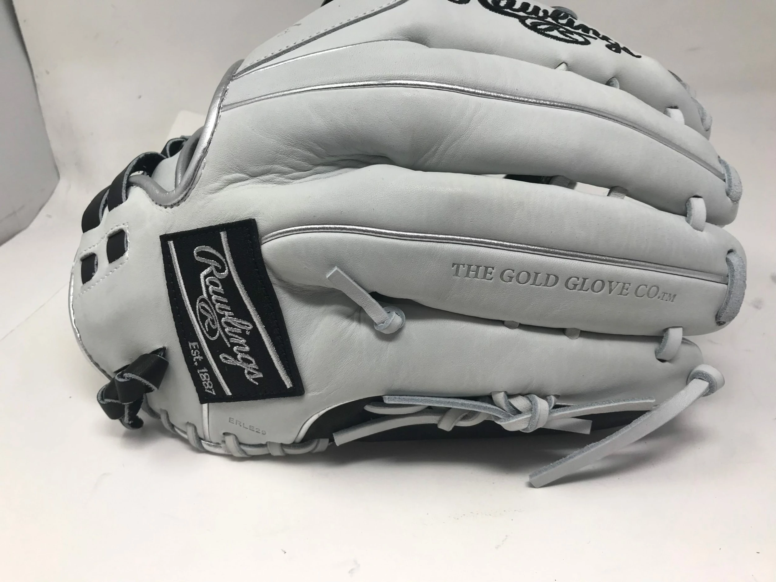 New Rawlings Liberty Advanced 13" LHT RLA130-6BP Fastpitch Softball Glove Wht/Blk 5 New Rawlings Liberty Advanced 13" LHT RLA130-6BP Fastpitch Softball Glove Wht/Blk - Image 3