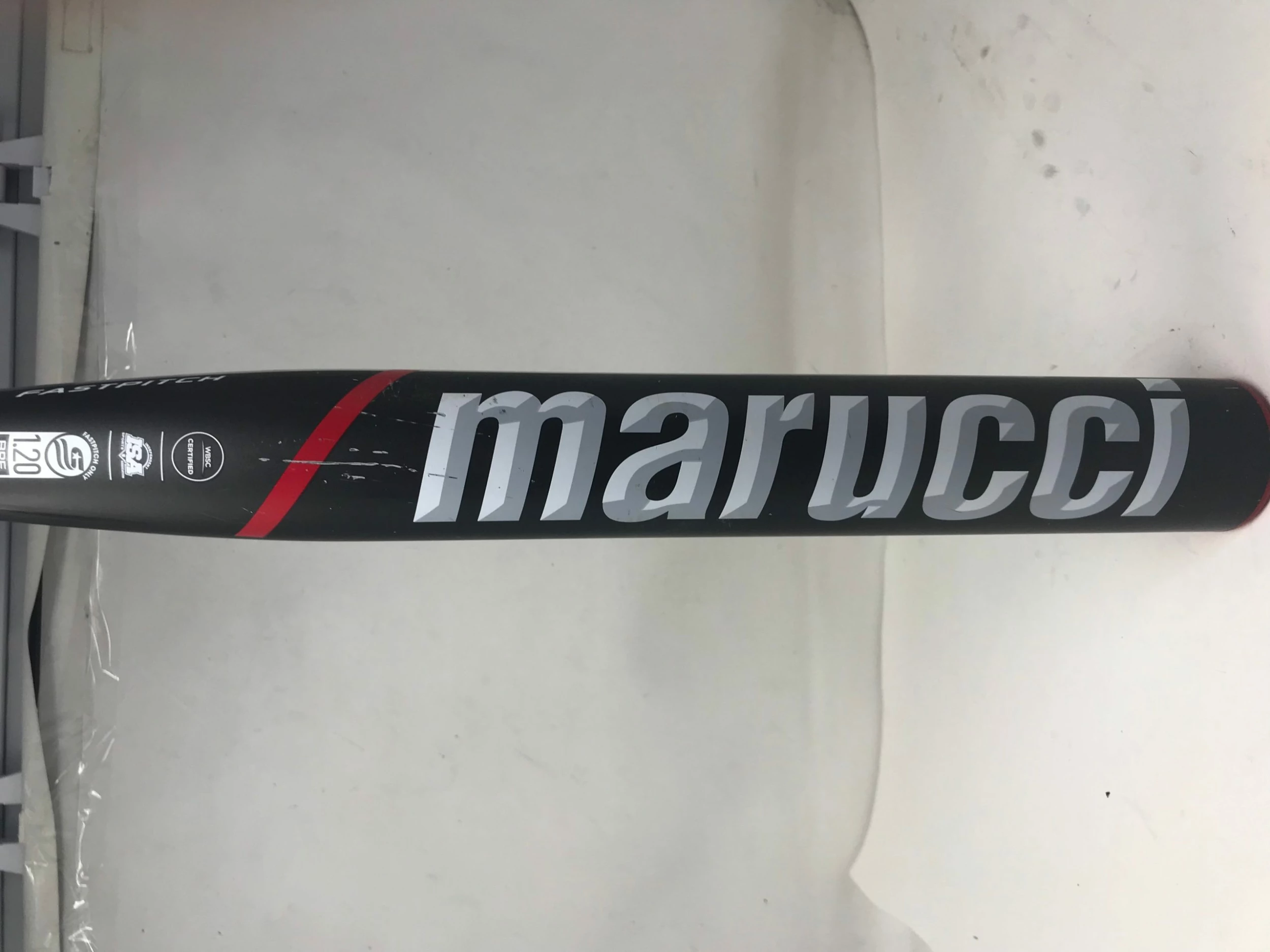 Used Demo Marucci ECHO Composite Fastpitch Bat, 2 1/4" Barrel 33/22 Black/Red 4 Used Demo Marucci ECHO Composite Fastpitch Bat, 2 1/4" Barrel 33/22 Black/Red - Image 2