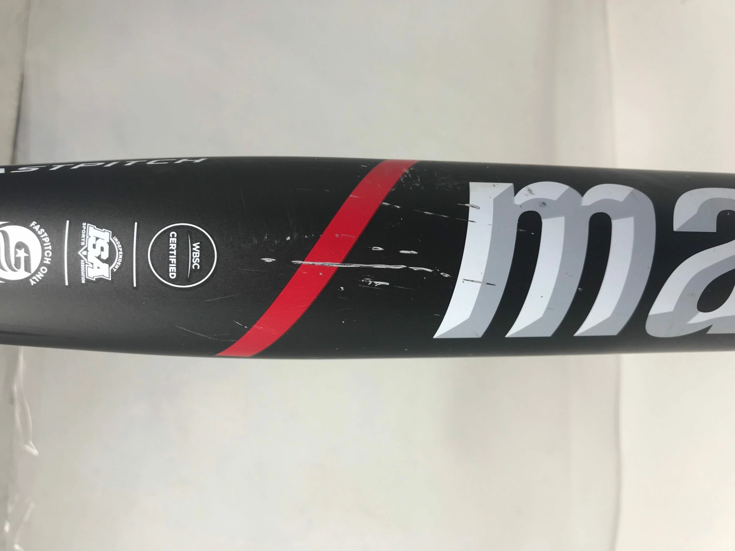 Used Demo Marucci ECHO Composite Fastpitch Bat, 2 1/4" Barrel 33/22 Black/Red 5 Used Demo Marucci ECHO Composite Fastpitch Bat, 2 1/4" Barrel 33/22 Black/Red - Image 3