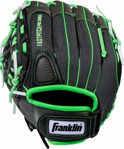 New Franklin Sports Softball Glove 11in LHT Green/Grey