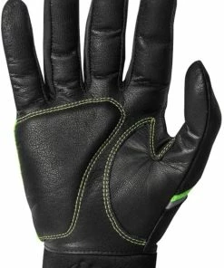 New Mizuno Youth Finch Batting Glove Medium Green/Black/Gray Fastpitch Softball -Apparel Sales Store 320320