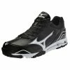 New Mizuno Speed Trainer 4 320426 Mens 9 Baseball Shoes Black/Wht Turf -Apparel Sales Store 320426bw