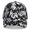 Qian 2020 Letters Graffiti Printed Baseball Cap Fashion Outdoor Cotton Dad Hat Casual Sports Hip-hop Hats Men And Women Wild Caps -Apparel Sales Store 348543313 max