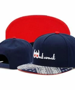 Qian Fashion Westcoast Embroidery Baseball Cap Navy Hip Hop Parkour Sports Caps For Men Women Adult Outdoor Casual Hat Snapback Hats