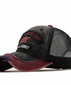 Qian Fish Bone Men's Mesh Baseball Cap Women's Snapback Fishing Embroidery Dad Hat Man Kids Trucker Gorra Summer Fisher Men Cap