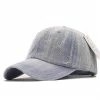 Qian Unisex Washed Denim Baseball Cap Distressed Ripped Hole Adjustable Snapback Hat Hip Hop Caps Outdoor Sports Hats Gorras -Apparel Sales Store 359044446 max