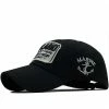 Qian 100% Cotton Baseball Cap Hat For Women Men Vintage Dad Hat 3d Letter Embroidery Letter Outdoor Sports Caps