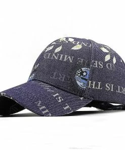 Qian Simple Letter Baseball Cap Graffiti Sun Hip Hop Cap Visor Spring Hat Men Fishing Snapback Cotton Cap For Women Men Hats