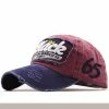 Qian 100% Cotton Adult Baseball Cap Washed Dad Hats For Men 3d Embroidery Grey Orange Brown Navy Khaki Size 58-60cm