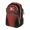 New Mizuno 360161.1090 Organizer G3 Batpack Baseball/Softball Red/Black -Apparel Sales Store 3601611090