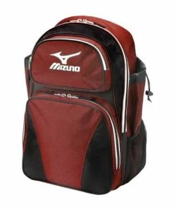 New Mizuno 360161.1090 Organizer G3 Batpack Baseball/Softball Red/Black