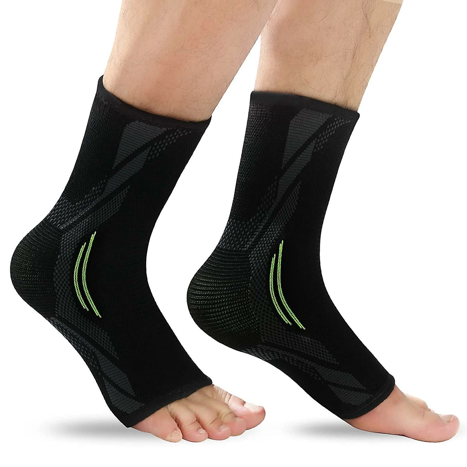 Yskaze 1 Pair Ankle Brace Compression Ankle Sleeve For Sprained Ankle, Injury Recovery, Joint Painachilles Tendonitis Support, Plantar Fasciitis Sock Reduce 3 Yskaze 1 Pair Ankle Brace Compression Ankle Sleeve For Sprained Ankle, Injury Recovery, Joint Painachilles Tendonitis Support, Plantar Fasciitis Sock Reduce