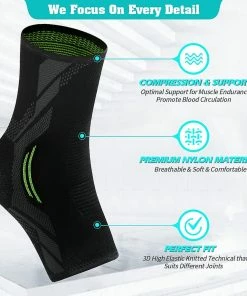 Ksalfye 1 Pair Ankle Brace Compression Ankle Sleeve For Sprained Ankle, Injury Recovery, Joint Painachilles Tendonitis Support, Plantar Fasciitis Sock Reduce -Apparel Sales Store 373970267 max
