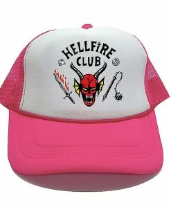 Unbranded Hellfire Club Hats Baseball Cap Pink