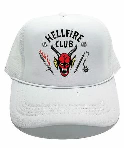 Unbranded Hellfire Club Hats Baseball Cap White-3