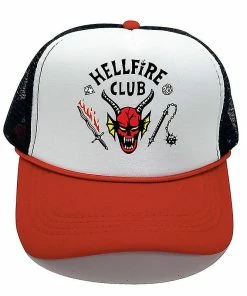 Unbranded Hellfire Club Hats Baseball Cap Orange