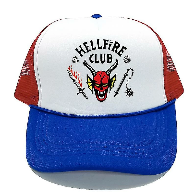 Unbranded Hellfire Club Hats Baseball Cap Red 3 Unbranded Hellfire Club Hats Baseball Cap Red
