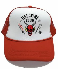 Unbranded Hellfire Club Hats Baseball Cap Orange