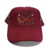 Unbranded Hellfire Club Hats Baseball Cap Rose Red