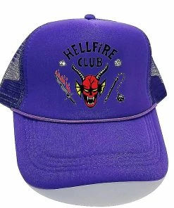 Unbranded Hellfire Club Hats Baseball Cap Purple