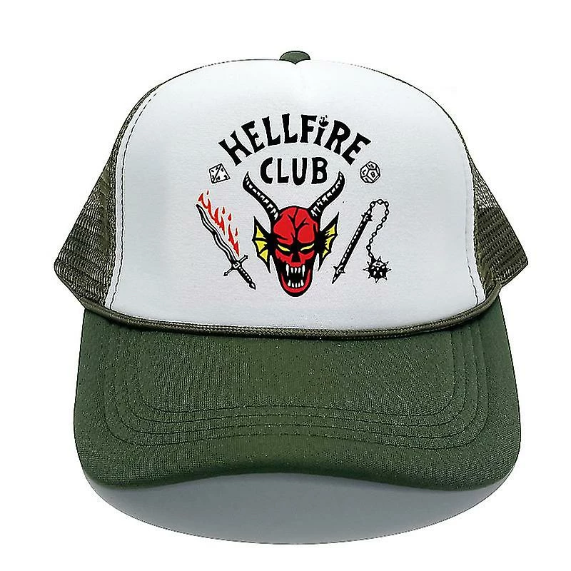 Unbranded Hellfire Club Hats Baseball Cap Green 3 Unbranded Hellfire Club Hats Baseball Cap Green
