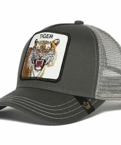 Unbranded Panther Mesh Cap Animal Farm Trucker Baseball Cap Dad Hat Snapback Wolf Tiger Outdoor Beast Paradise Toucan Capsab