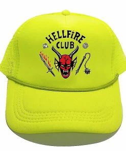Unbranded Hellfire Club Hats Baseball Cap Yellow Z