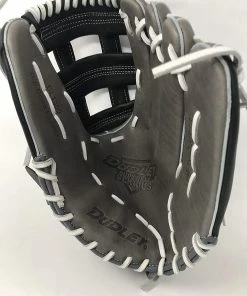 New Dudley DL1300 Lightning Series 13" Slowpitch Softball Glove Black/White RHT