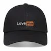 Unbranded Newest Love You Baseball Cap Four Seasons Outdoor Sun Cap Cotton Snapback Women Men Embroidery Dad Hat